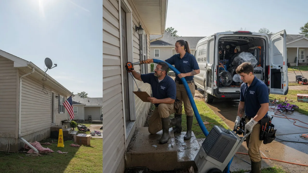 Ceiling Water Damage Restoration in Dover, OH near me